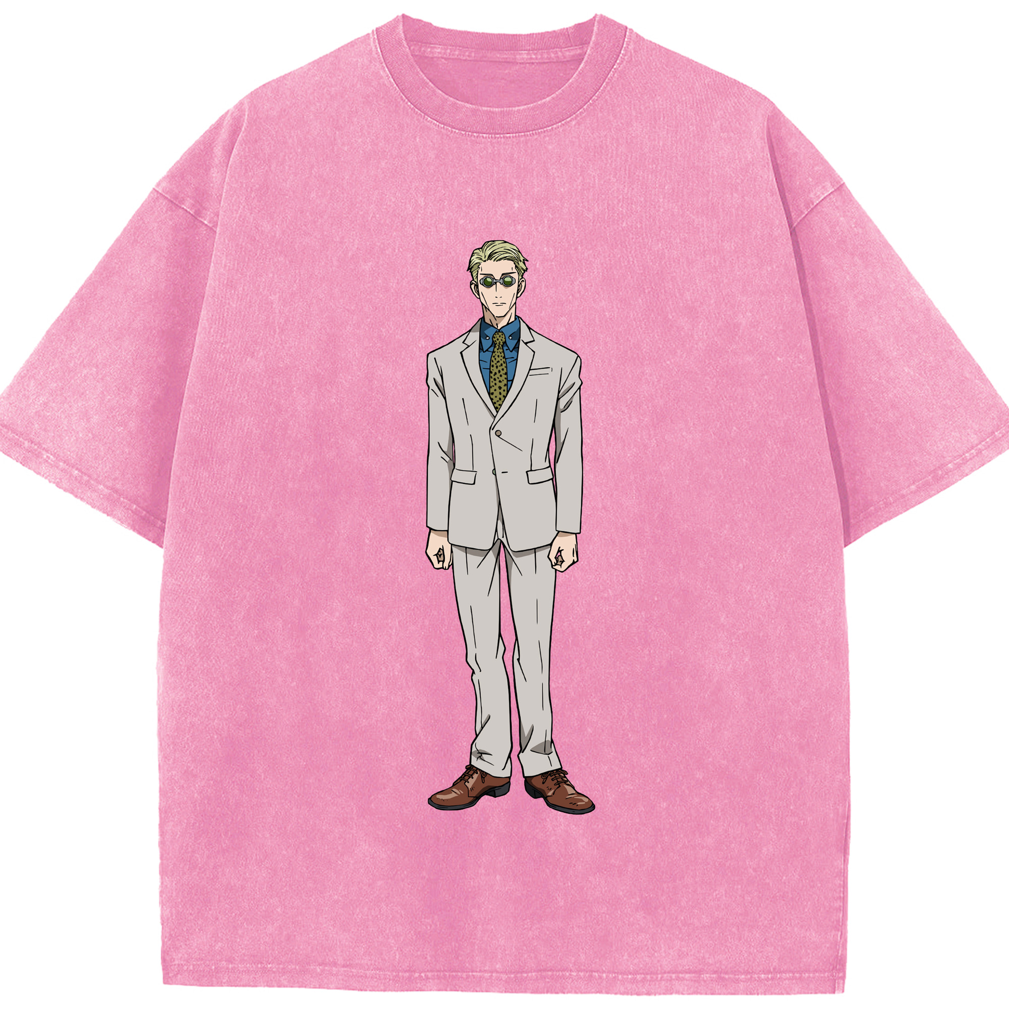 （画像用） 呪術廻戦 Jujutsu Kaisen 綿100% ヴィンテージ風 半袖Tシャツ（フロントプリント）